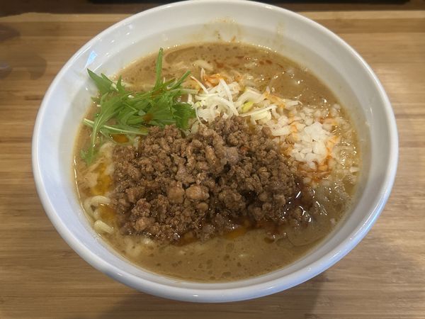 「限定・胡麻味噌坦々麺1100円」@らぁめん 麺彩家の写真