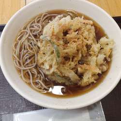 朝のかき揚げそば410円