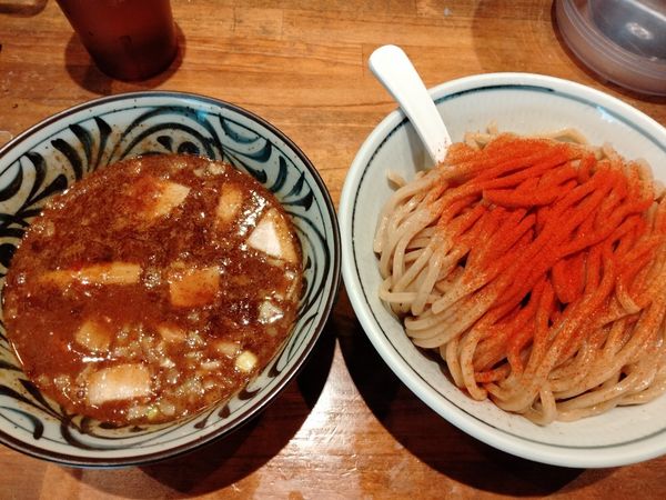 「辛つけ麺」@めいげんその写真