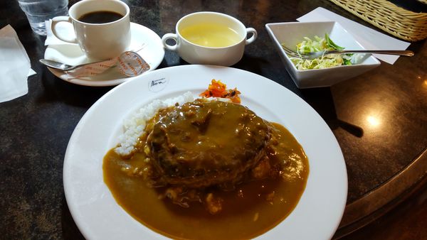 「バーグカレー   900円」@レストラン BONの写真