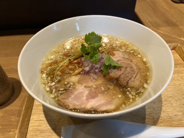 「らぁ麺　塩　1,200円」@らぁ麺や 嶋の写真