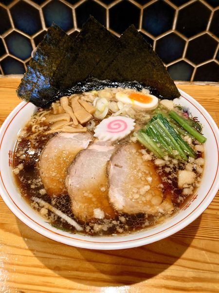 「醤油大ラーメン  全部乗せ」@ユース軒の写真
