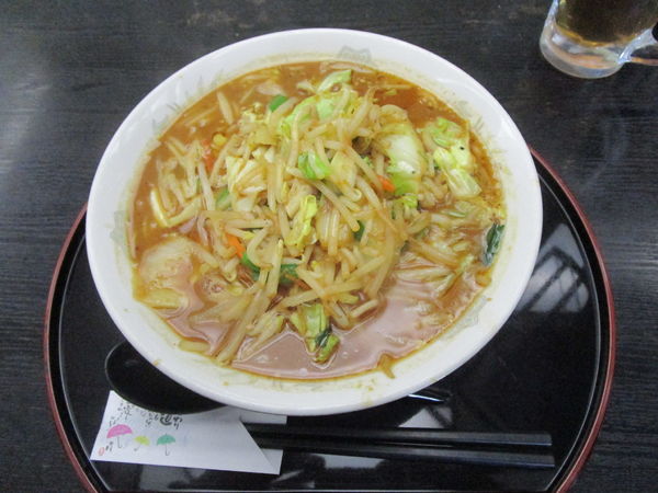「味噌ラーメン 800円」@そば処 中田屋の写真