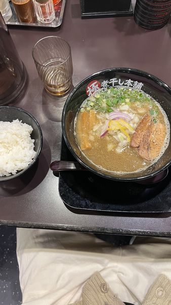 「魚介煮干しラーメン」@極煮干し本舗 荒川沖店の写真