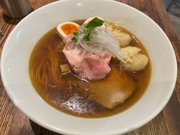 「特製醤油＋和え玉」@セキレイ 〜NIBOSHI no D5〜の写真