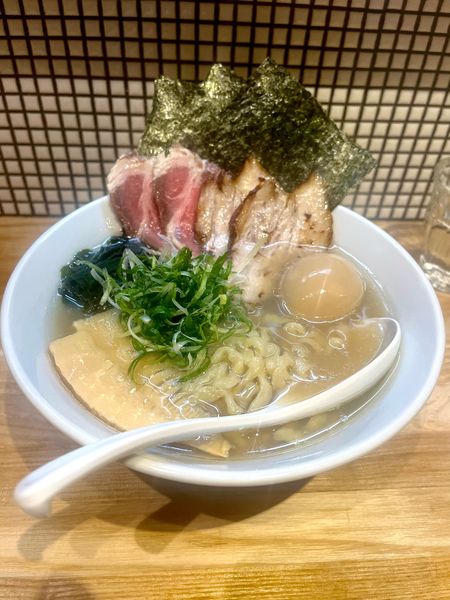 「貝塩ラーメン全部乗せ」@らーめん 改の写真