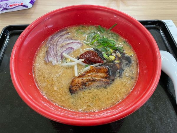 「味噌赤丸」@IPPUDO NOODLE EXPRESS 静岡SA店の写真