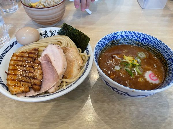 「特製濃厚豚骨魚介つけ麺」@心の味製麺 平井店の写真