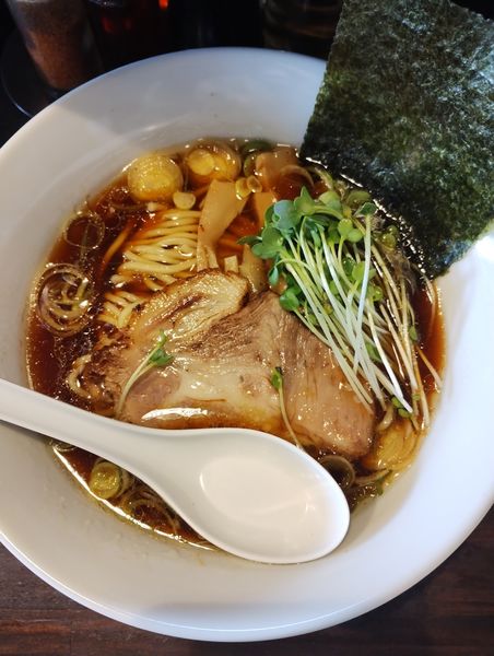 「生姜醤油らーめん(ライス無料)」@麺や まる喜の写真