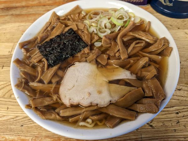 「メンマラーメン」@竹の家の写真