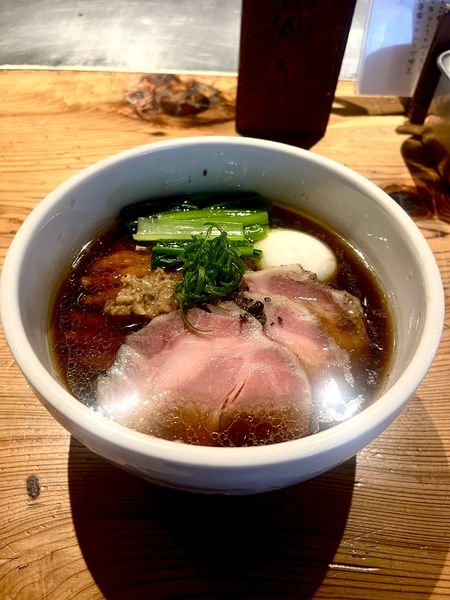 「特製地鶏の重ね中華そば」@麺処 図鑑の写真