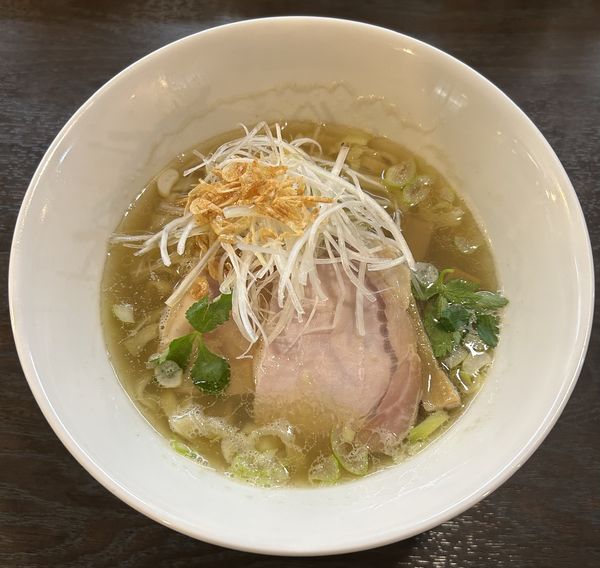 「塩中華そば¥850」@中華そば べぃしっくの写真