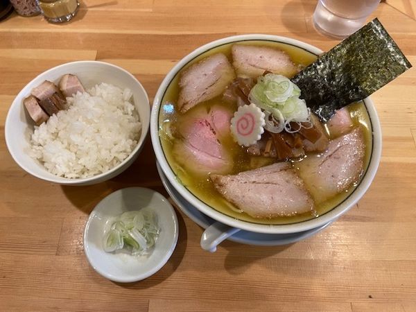 「チャーシュー麺＆白めし」@there is ramenの写真