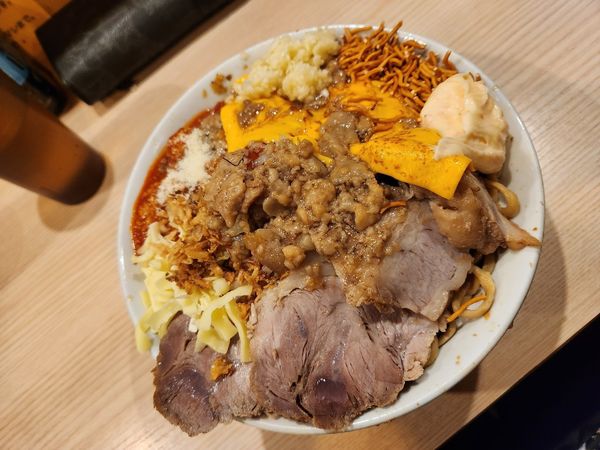 「豚ラーメン大 汁無し」@Smart Pigの写真