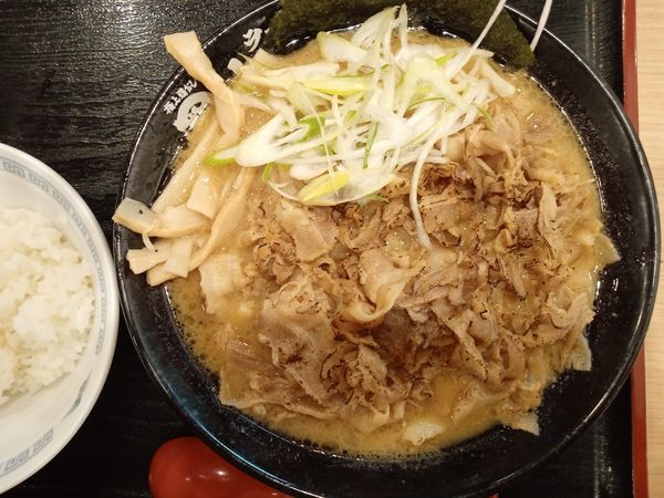 「炙り肉味噌麺（期間限定）（肉2倍）」@ラーメン大志軒 利府店の写真