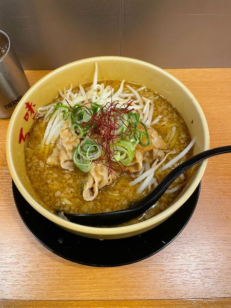 「赤味噌ラーメン」@味噌ラーメン 百庵 西新宿店の写真
