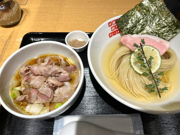 「特製昆布水つけ麺（醤油）」@#新宿地下ラーメンの写真