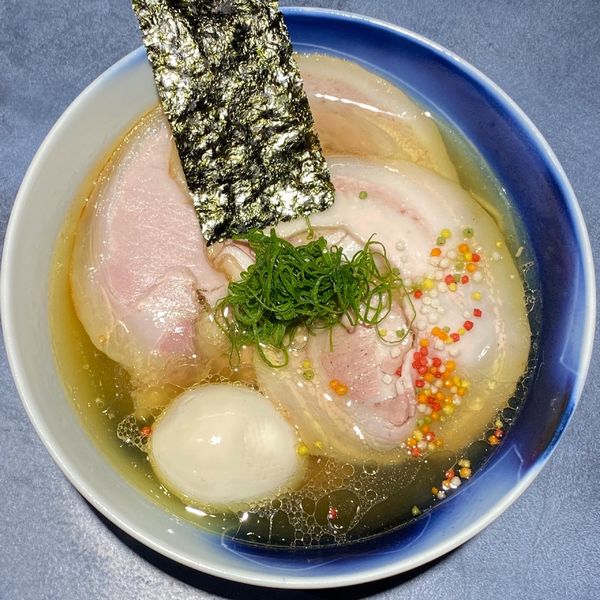 「塩RAMENプレミアム ¥1,700」@うずとかみなりの写真