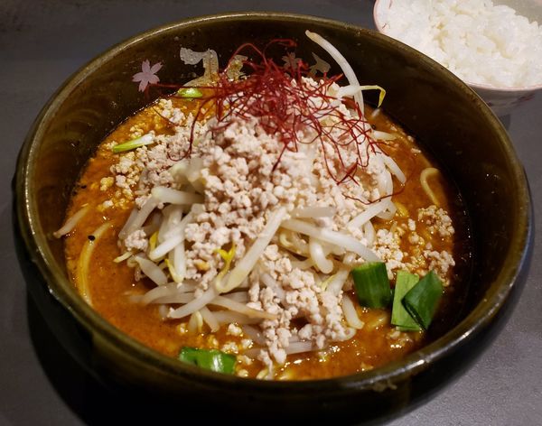 「みそカレーらーめん　半ライス」@桜田みそらの写真