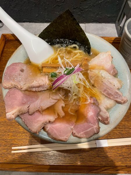 「清濁らーめん　チャーシュー増し」@Homemade Ramen 青麦の写真