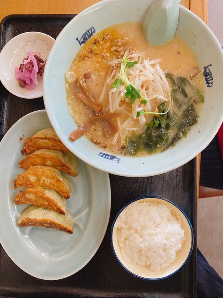 「Bランチ　味噌ラーメン」@ピリカ 新田店の写真