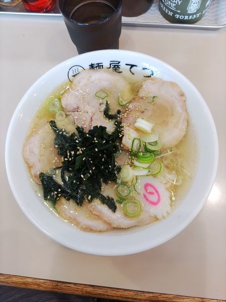 「塩チャーシューメン  ﾒﾝﾏ抜き」@麺屋 てつの写真