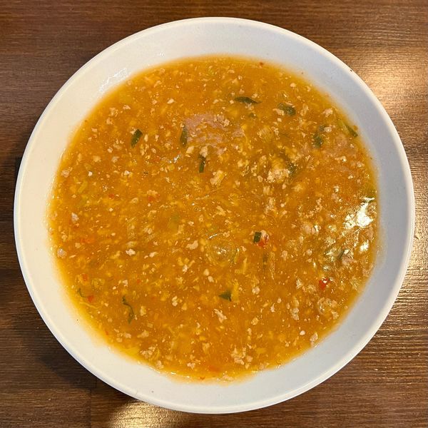 「あんかけ担々麺（810円）」@麺・飯家 坂の写真