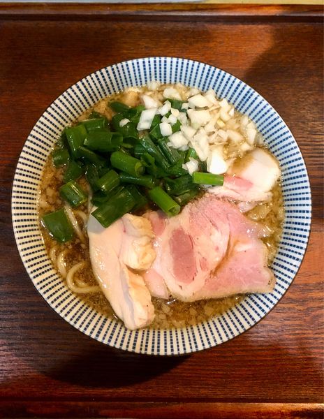 「煮干しらーめん大盛（900）」@ふく流らーめん 轍 本町本店の写真