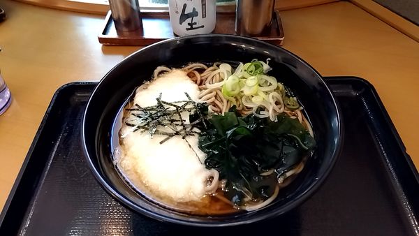 「とろろそば（５７０円）」@名代 富士そば 三田店の写真