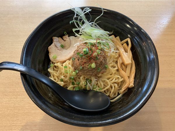 「さんままぜそば+〆めし」@魚骨ラーメン 鈴木さんの写真