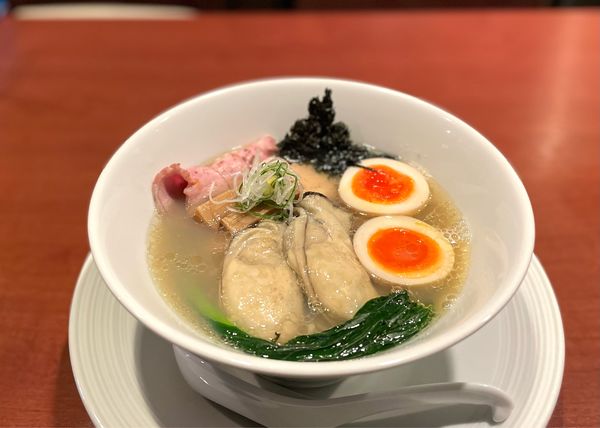 「【限定】牡蠣そば¥1700」@酒肴場 屯の写真