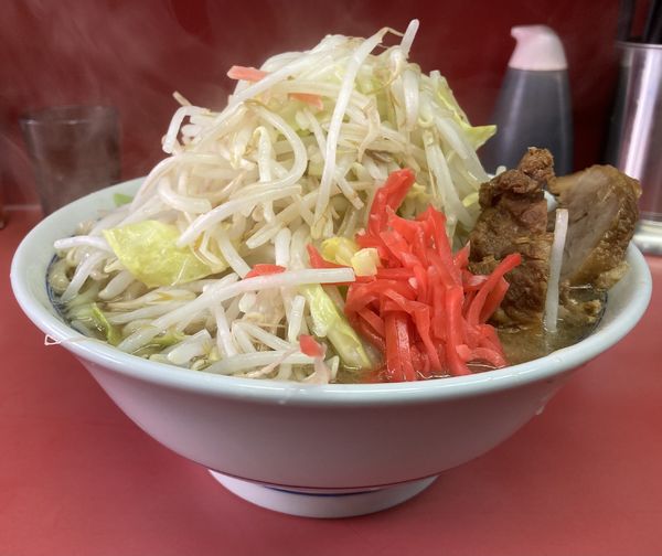 「小ラーメン(野菜紅しょうが)」@ラーメン二郎 桜台駅前店の写真