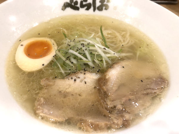 「鶏の塩ラーメン」@天日塩らーめん べらしお 中百舌鳥店の写真