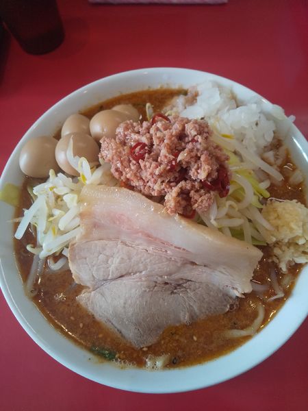 「担々二郎（うずら付き）」@麺屋 あっ晴れ 弥富店の写真