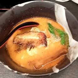 海老らぁめん(800円)大盛(50円)