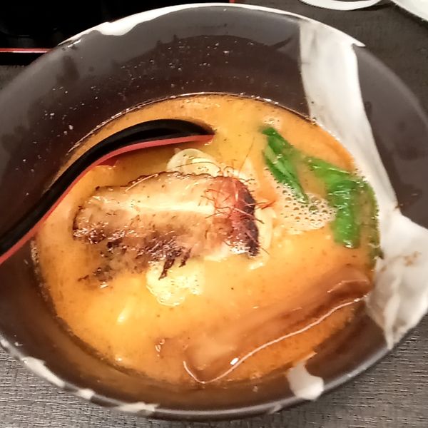 「海老らぁめん(800円)大盛(50円)」@麺屋 江戸紫の写真