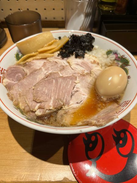 「特製背脂煮干し中華そば」@背脂煮干し中華そば 和市 新橋本店の写真