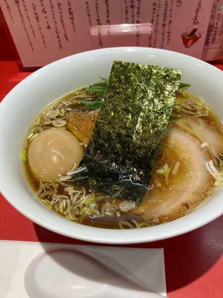 「中華そば＋味玉」@カドヤ食堂 本店の写真