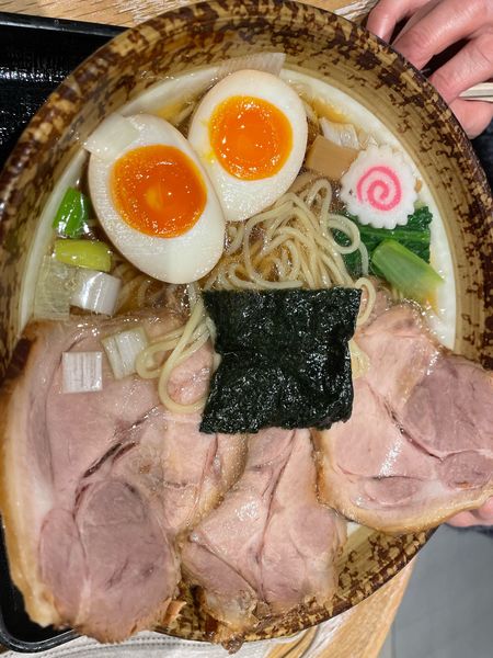 「醤油ラーメン」@荒川らーめん魂 あしら 万代シテイ店の写真