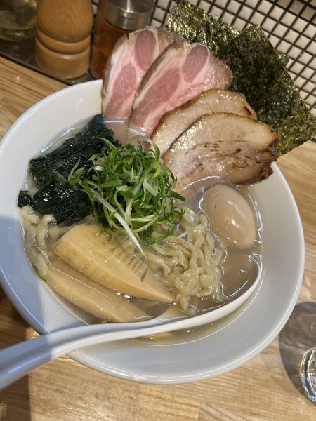 「全部入り貝塩らーめん」@らーめん 改の写真