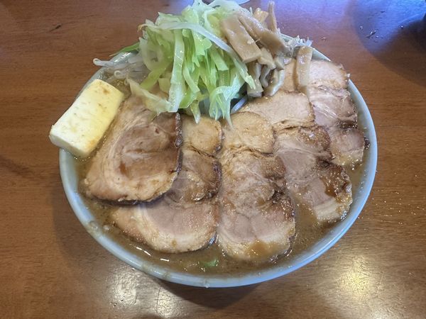 「味噌チャーシューらーめん1300円+大盛り150円+」@めんりゅうの写真