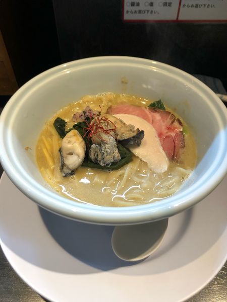 「牡蠣味噌ラーメン」@らーめん 三極志の写真