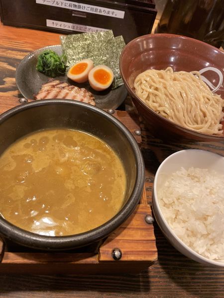 「特製カレーつけ麺」@西麻布 しゅういち 等々力店の写真