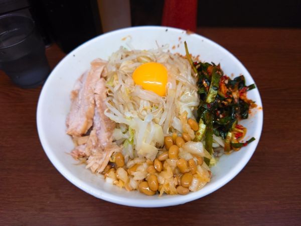 「小ラーメン(汁なし)」@ラーメン二郎 横浜関内店の写真