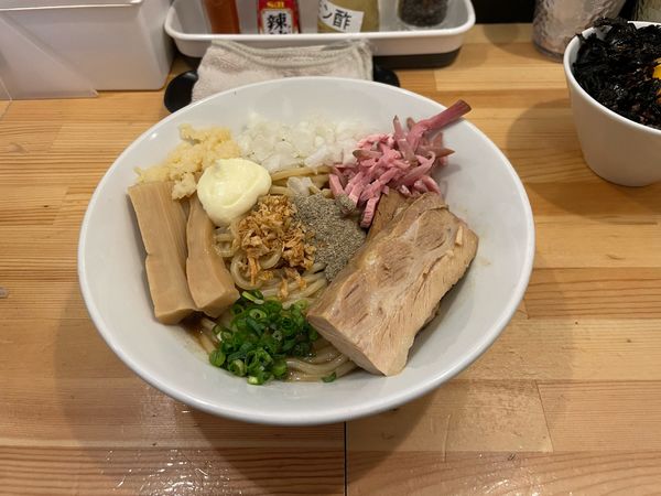 「まぜそば」@煮干らーめん 川むらの写真