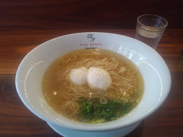 「らぁ麺フロマージュ」@黄金の塩らぁ麺 ドゥエ イタリアン 宇都宮店の写真