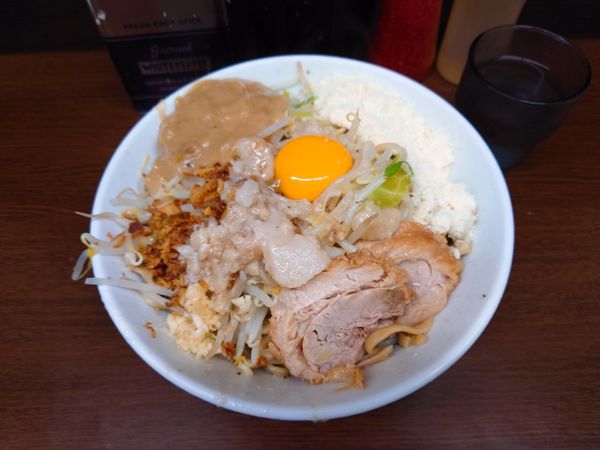 「小ラーメン(汁なし)」@ラーメン二郎 横浜関内店の写真