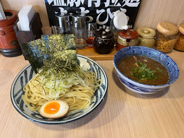 「魚介だしつけ麺」@塩豚骨らーめん たちひらの写真