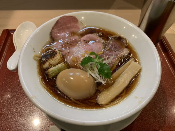 「味玉紀州鴨そば」@燃えよ麺助の写真