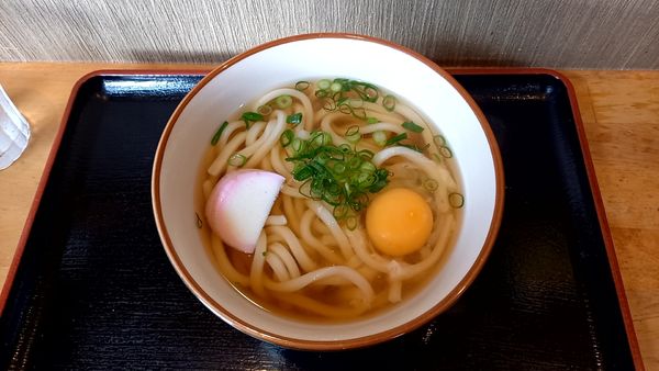 「月見うどん」@よっしぃ食堂の写真